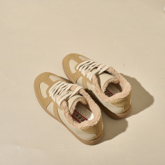Oem Womens Custom Logo Skateboard Shoes Autumn and Winter Trendy Walking Style Shoes Sneakers Winter Warm Women Snow Boots