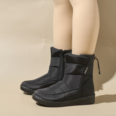 Winter Outdoor Long Women's Boots Wholesale Thicken Plush Waterproof Winter Boots Polyurethane Lightweight Women Snow Boots