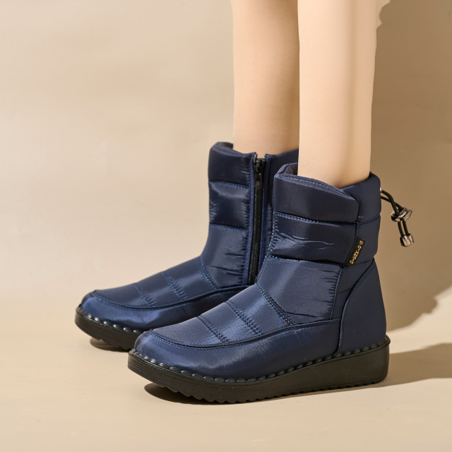 Winter Outdoor Long Women's Boots Wholesale Thicken Plush Waterproof Winter Boots Polyurethane Lightweight Women Snow Boots