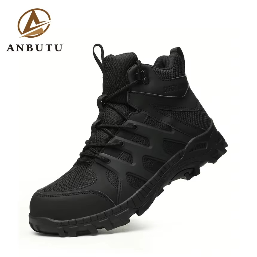 New Men's Comfortable Work Shoes, Puncture-resistant and Windproof Men's Construction Site Safety Shoes
