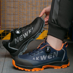 Wholesale of 2025 New Style Work Shoes From the Manufacturer, Casual Construction Site Shoes, Anti-puncture Men's Safety Shoes