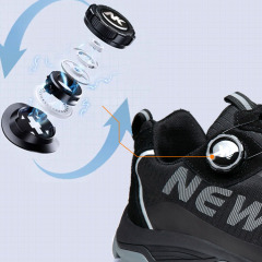 Wholesale of 2025 New Style Work Shoes From the Manufacturer, Casual Construction Site Shoes, Anti-puncture Men's Safety Shoes
