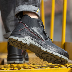 Factory Wholesale High-quality On-site Anti-drop and Anti-puncture Work Shoes, Comfortable Men's Safety Shoes