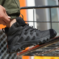 New Men's Comfortable Work Shoes, Puncture-resistant and Windproof Men's Construction Site Safety Shoes