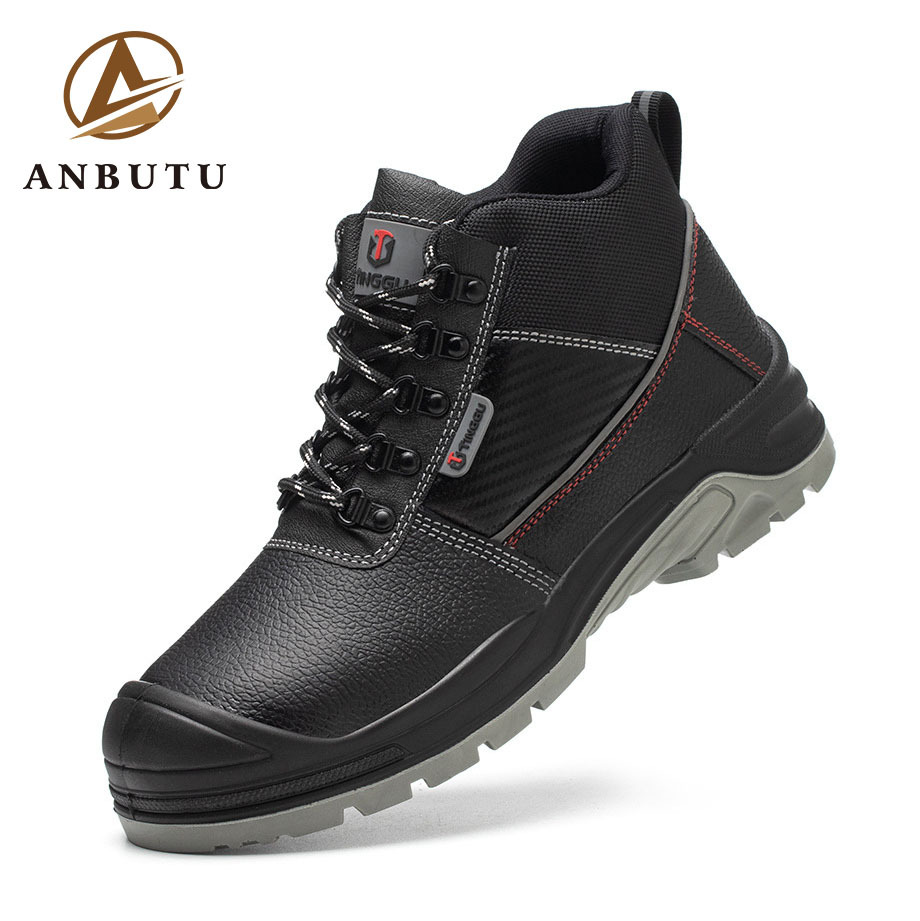 Factory Wholesale High-quality On-site Anti-drop and Anti-puncture Work Shoes, Comfortable Men's Safety Shoes