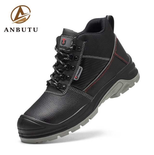 Factory Wholesale High-quality On-site Anti-drop and Anti-puncture Work Shoes, Comfortable Men's Safety Shoes