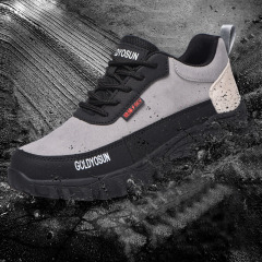 2025 New men's comfortable work shoes, punctureproof men's high-quality safety shoes