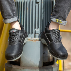 Factory Wholesale High-quality On-site Anti-drop and Anti-puncture Work Shoes, Comfortable Men's Safety Shoes