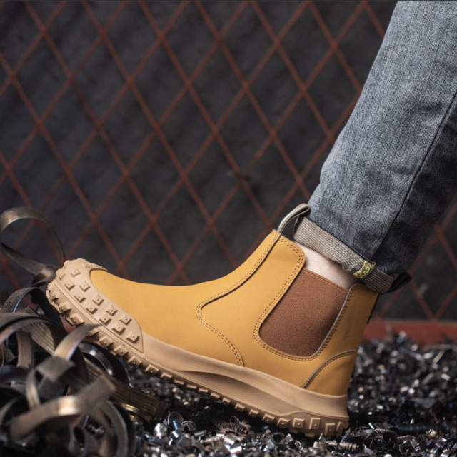 Factory Wholesale High-quality Safety Shoes That Are Easy to Put on and Take Off and Wear-resistant Men's Work Shoes
