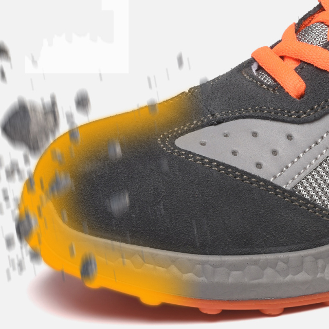 High-quality Wholesale Men's Suede Safety Shoes, Puncture-resistant and Wear-resistant Men's Safety Shoes