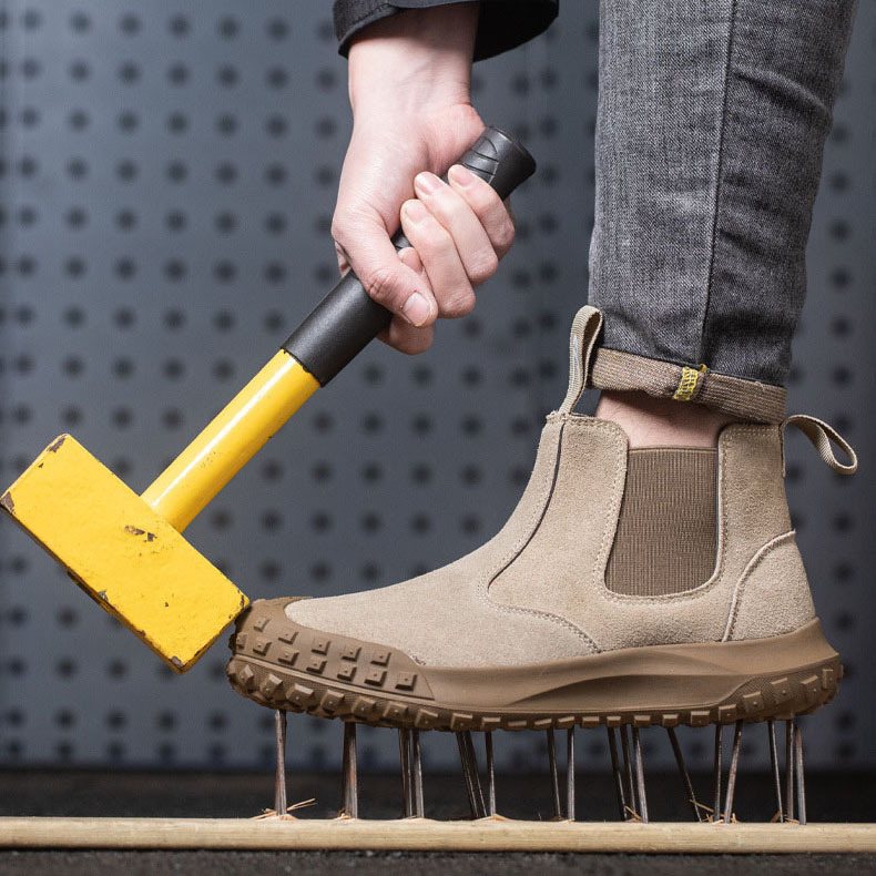 Factory Wholesale High-quality Safety Shoes That Are Easy to Put on and Take Off and Wear-resistant Men's Work Shoes