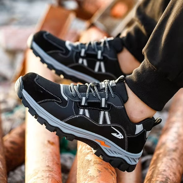 Wholesale of New Protective Shoes, Durable and Fashionable Men's Work Shoes, and Steel-toed Men's Safety Shoes