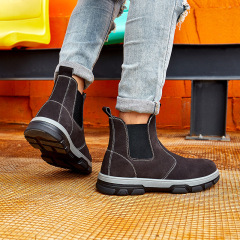 High Quality Material Men's Safety Work Boots Non-slip and Anti-smash Support Custom Work Safety Shoes