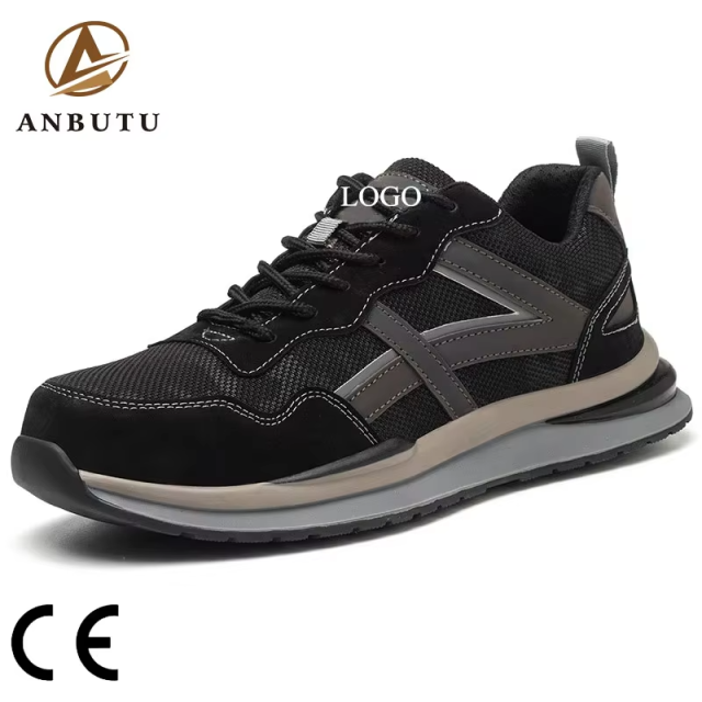 Low Price Wholesale High Quality Lightweight Anti-smash Anti-stab Summer Men's Leisure Steel Head Safety Shoes