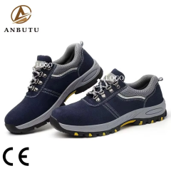 High Quality Men's Work Boots Non-slip Widened Steel Head Shoes Anti-fall and Stab-proof Men's Leisure Safety Shoes