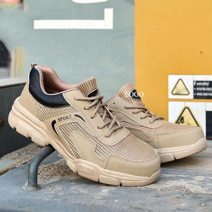 Men's and Women's Anti-slip and Anti-stabbing Work Shoes Wear-resistant Steel Head Anti-smashing Breathable Safety Shoes
