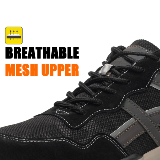 Low Price Wholesale High Quality Lightweight Anti-smash Anti-stab Summer Men's Leisure Steel Head Safety Shoes