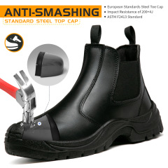 Large Size 38-46 Anti-smashing Work Shoes Stab-proof Men's Safety Shoes