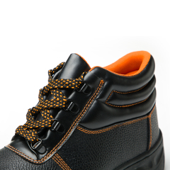 Indestructible Microfiber Leather Brand Steel Toe Labor High Temperature Non-Slip Protection Safety Shoes