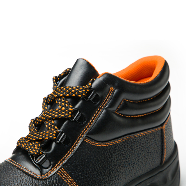 Indestructible Microfiber Leather Brand Steel Toe Labor High Temperature Non-Slip Protection Safety Shoes