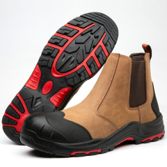 Wholesale Spot Safety Boots Large Size 39-45 Non-slip Plastic Head Work Shoes Stab-proof Men's Safety Shoes