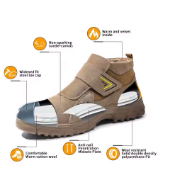Fashion New Light Soft Large Size Safety Shoes Comfortable Anti Puncture Wear-Resistant Work Safety Shoes