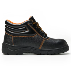 Indestructible Microfiber Leather Brand Steel Toe Labor High Temperature Non-Slip Protection Safety Shoes