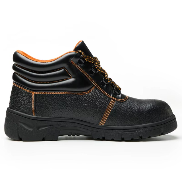 Indestructible Microfiber Leather Brand Steel Toe Labor High Temperature Non-Slip Protection Safety Shoes