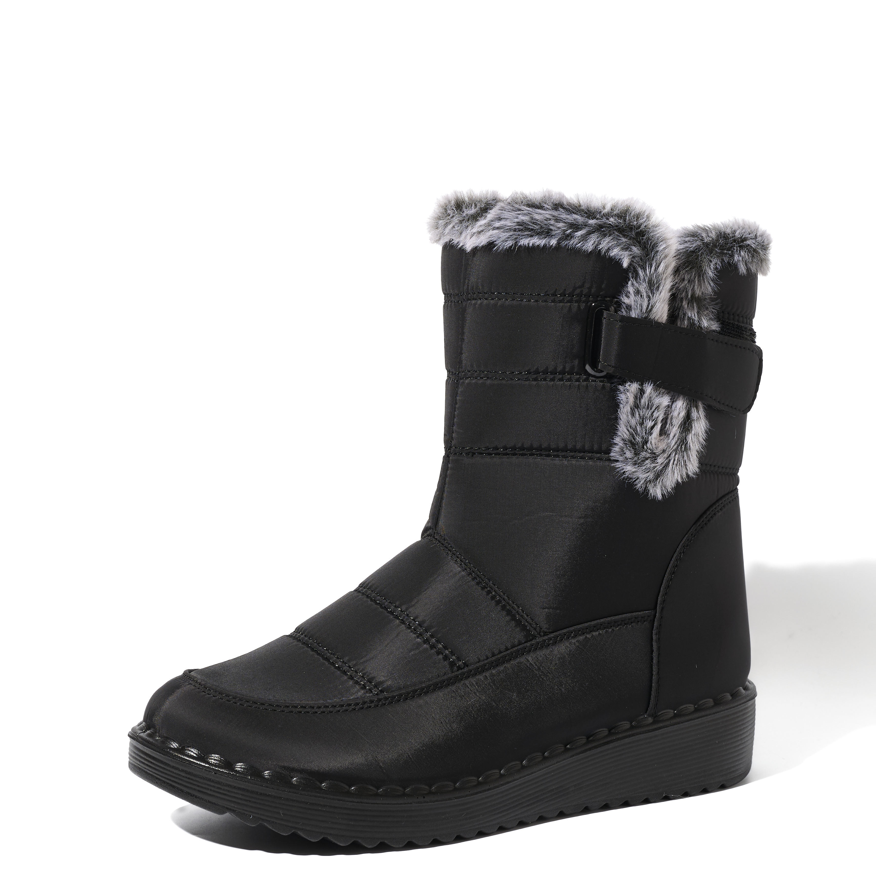 Wholesale Large Size Fur Winter Boots Fashion Women's Winter New Trendy Warm Waterproof Women Snow Boots