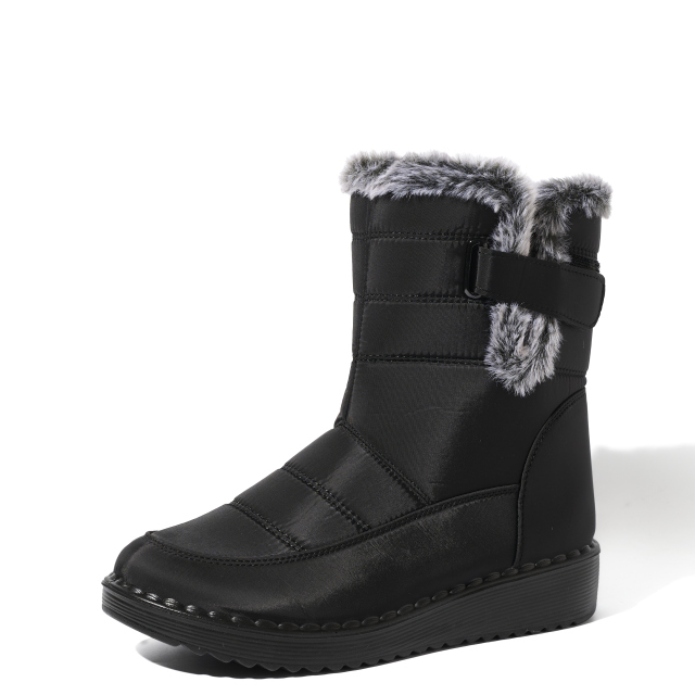 Wholesale Large Size Fur Winter Boots Fashion Women's Winter New Trendy Warm Waterproof Women Snow Boots