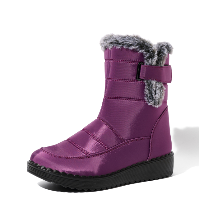 Wholesale Large Size Fur Winter Boots Fashion Women's Winter New Trendy Warm Waterproof Women Snow Boots