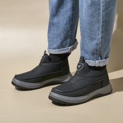 High Quality Outdoor Cotton Padded Shoes Sports Winter Casual Walking Shoes Wool Lined Non-slip Waterproof Men's Snow Boots