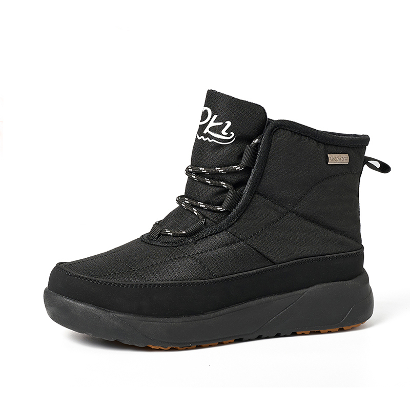 BAIRUILUN Customized Winter Outdoor Ice Grip Snow Boots Premium Women's Wool-Lined Snow Boots for Export Cold-Resistant to -30°C