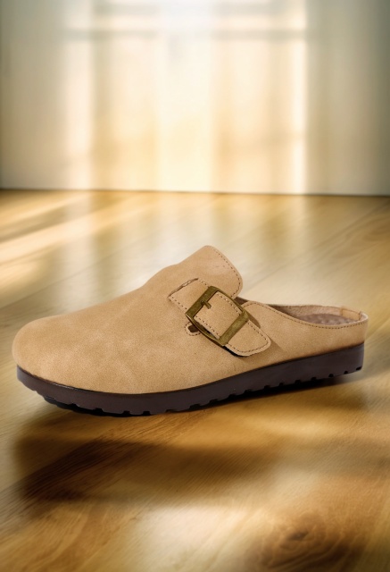 Mule Clogs Flats Comfortable Plus Size Flat Platform Closed Toe Protective Soft Outsole Non-Slip Moccasins Flats