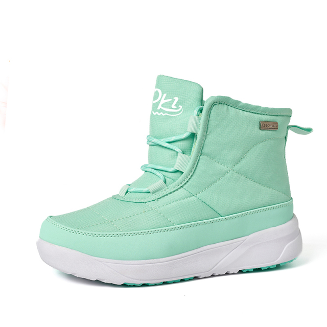 BAIRUILUN Customized Winter Outdoor Ice Grip Snow Boots Premium Women's Wool-Lined Snow Boots for Export Cold-Resistant to -30°C