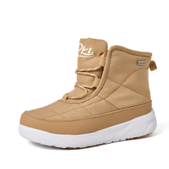 BAIRUILUN Customized Winter Outdoor Ice Grip Snow Boots Premium Women's Wool-Lined Snow Boots for Export Cold-Resistant to -30°C
