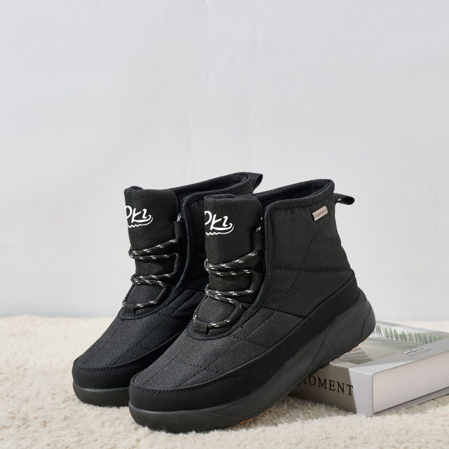 BAIRUILUN Customized Winter Outdoor Ice Grip Snow Boots Premium Women's Wool-Lined Snow Boots for Export Cold-Resistant to -30°C