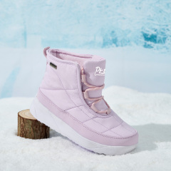 BAIRUILUN Customized Winter Outdoor Ice Grip Snow Boots Premium Women's Wool-Lined Snow Boots for Export Cold-Resistant to -30°C