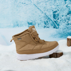 BAIRUILUN Customized Winter Outdoor Ice Grip Snow Boots Premium Women's Wool-Lined Snow Boots for Export Cold-Resistant to -30°C