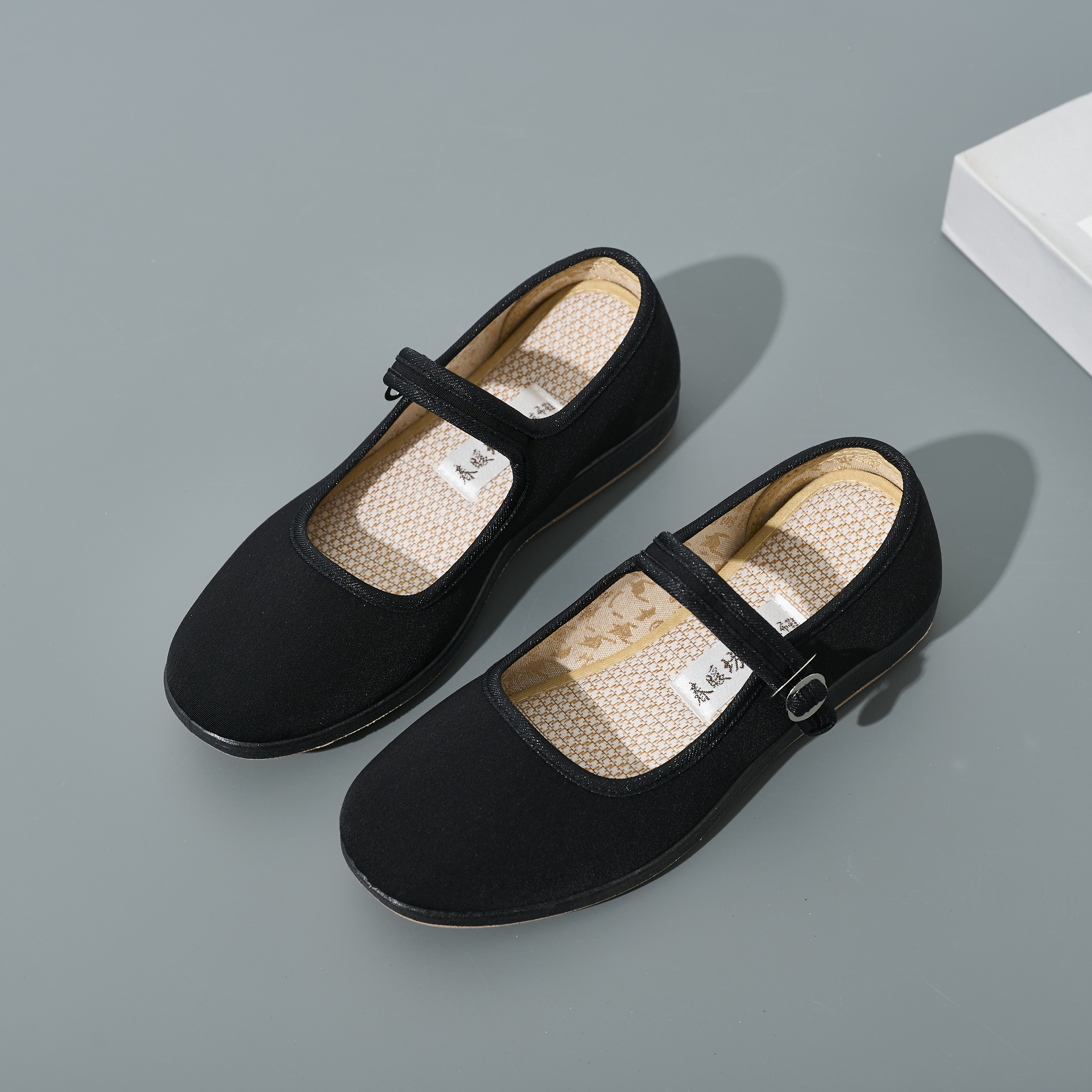 Wholesale comfort Non-slip Ballet Flats Women's Flat Shoes Ballerina Black Mary Jane Shoes for Women Lightweight Work Flats
