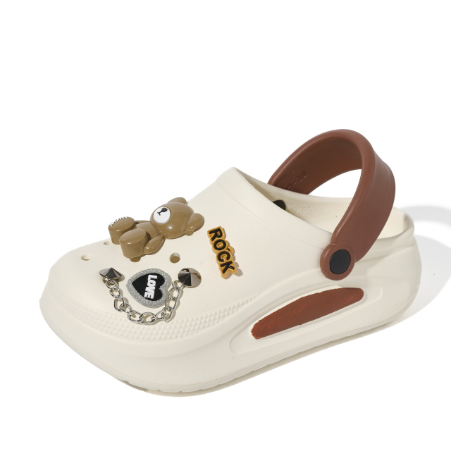 Summer Women's EVA Clogs Thick Sole Outdoor Garden Shoes Comfortable Beach Slippers Fashion Casual Slip-On for Home