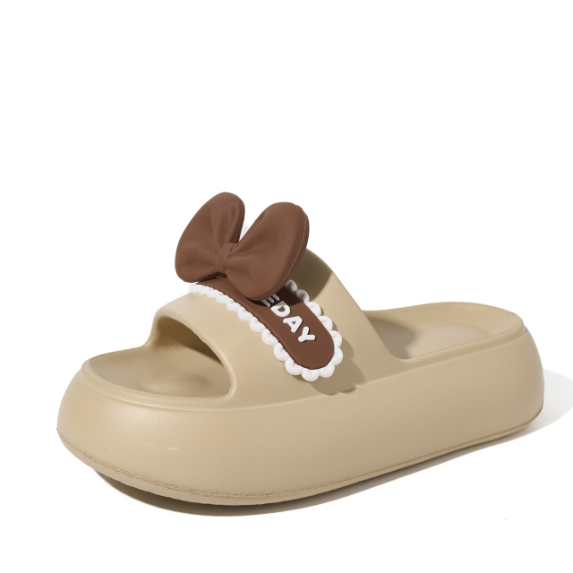 Beach Sandals Home Slippers for Women Cute Indoor Outdoor Non-Slip Summer Platform Slides Slippers Thick Sole