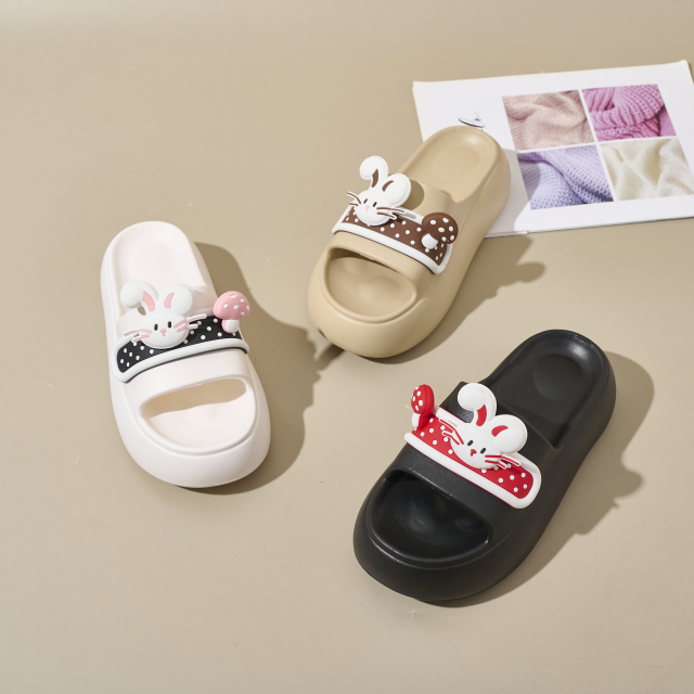 Beach Sandals Home Slippers for Women Cute Indoor Outdoor Non-Slip Summer Platform Slides Slippers Thick Sole