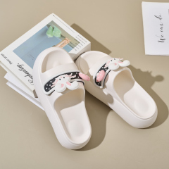 Beach Sandals Home Slippers for Women Cute Indoor Outdoor Non-Slip Summer Platform Slides Slippers Thick Sole