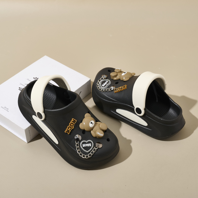 Summer Women's EVA Clogs Thick Sole Outdoor Garden Shoes Comfortable Beach Slippers Fashion Casual Slip-On for Home