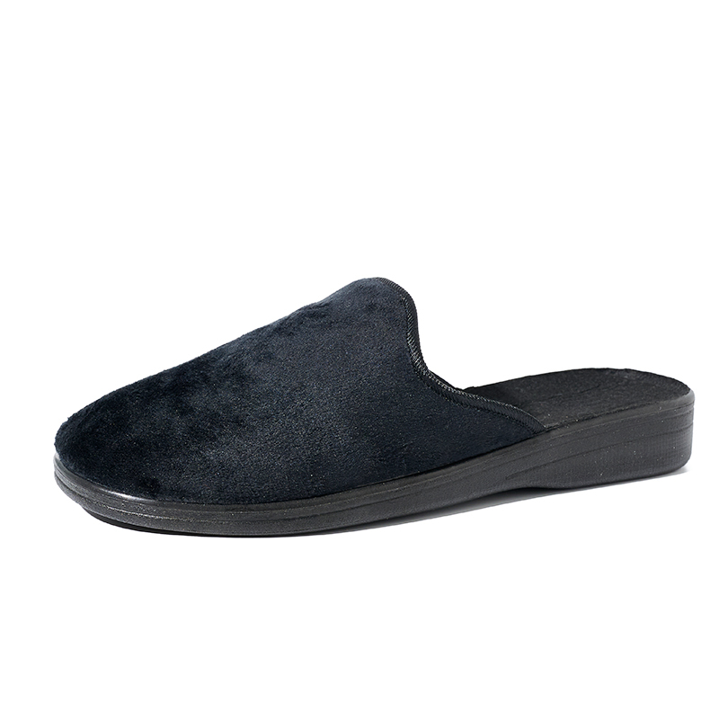 Bulk Customizable Cozy Felt Soft Felt Slippers for Men Comfy Indoor Footwear Wholesale Non-Slip Closed Toe Room Shoes
