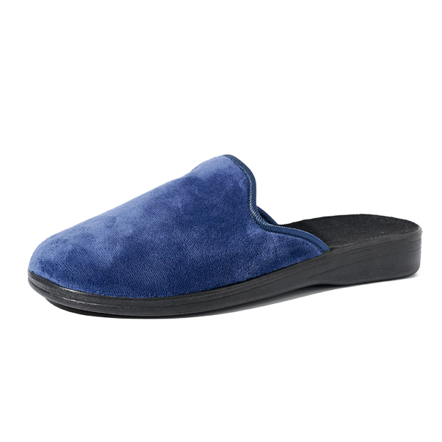 Bulk Customizable Cozy Felt Soft Felt Slippers for Men Comfy Indoor Footwear Wholesale Non-Slip Closed Toe Room Shoes