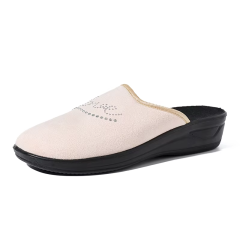 Women's Wool Felt Scuffs Non-slip Indoor slippers Asian Style Felt Slippers for Global Export Bulk Customizable