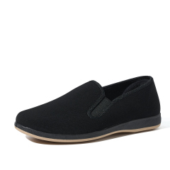 Wholesale Scratch-proof Work Shoes for Man Black Uniform Shoes for Hotel Staff Oriental Minimalist Slippers Support OEM/ODM