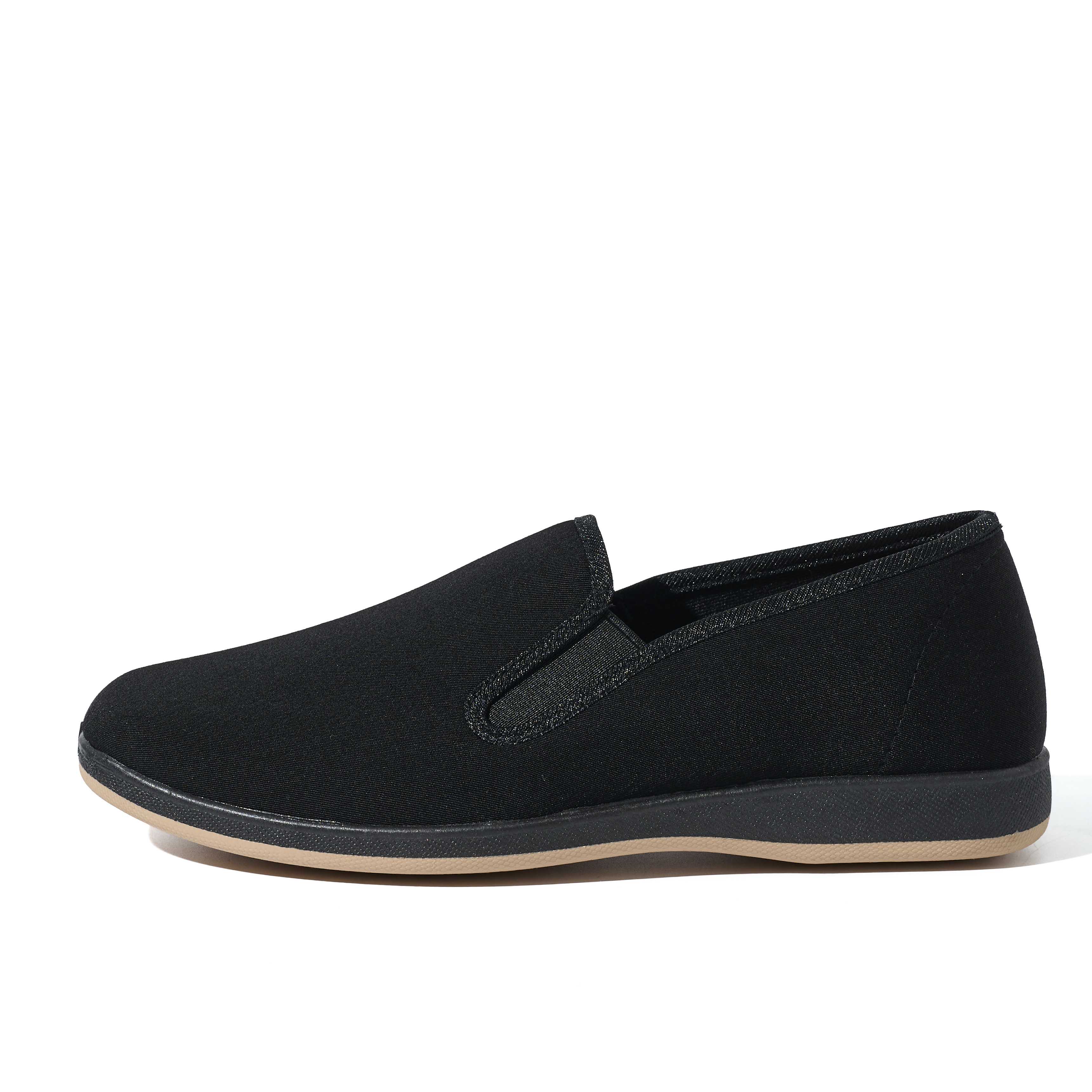 Wholesale Scratch-proof Work Shoes for Man Black Uniform Shoes for Hotel Staff Oriental Minimalist Slippers Support OEM/ODM
